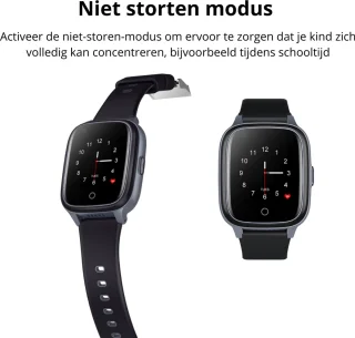 Kinder Smartwatch Zwart met GPS en Simkaart