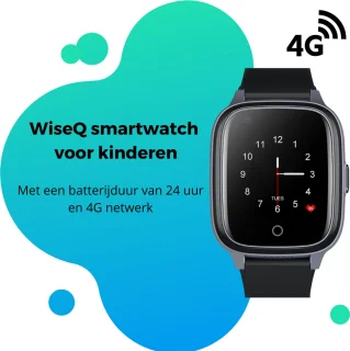 Kinder Smartwatch Zwart met GPS en Simkaart