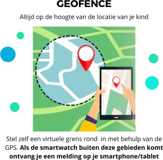 Kinder Smartwatch Zwart met GPS en Simkaart