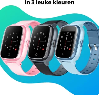 Kinder Smartwatch Zwart met GPS en Simkaart