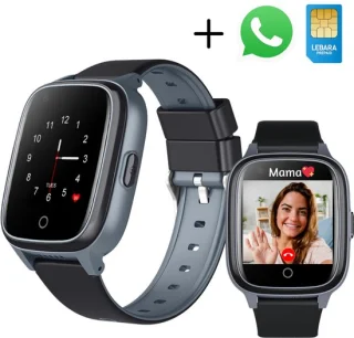 Kinder Smartwatch Zwart met GPS en Simkaart