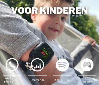 Kindersmartwatch GO Zwart