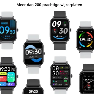 KINSI CX3 Smartwatch Sporthorloge IP68 Android iPhone
