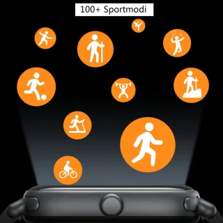 KINSI CX3 Smartwatch Sporthorloge IP68 Android iPhone