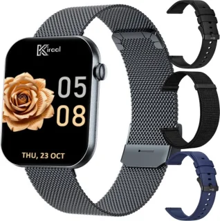 Kiraal Aura AMOLED Smartwatch voor dames