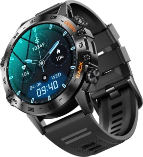 Kiraal Breeze Smartwatch Zwart voor Android & iOS