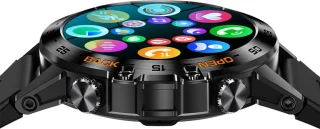 Kiraal Breeze Smartwatch Zwart voor Android & iOS