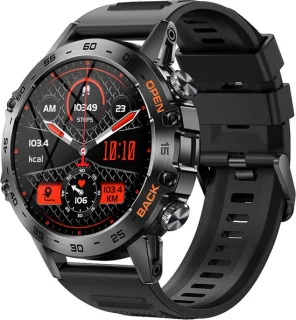 Kiraal Breeze Smartwatch Zwart voor Android & iOS
