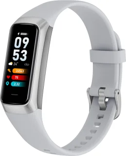 Kiraal Charge Fit Smartwatch Grijs Heren Dames