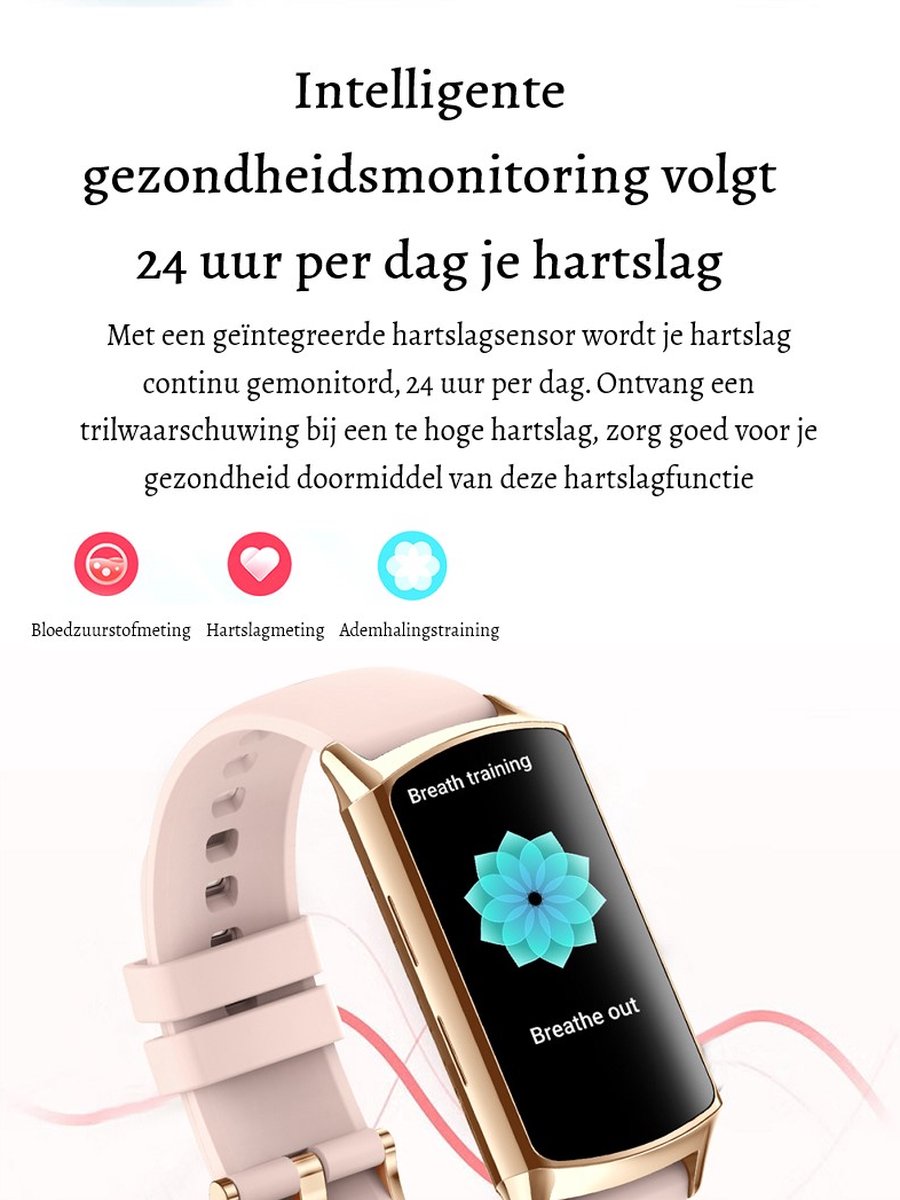Kiraal Diva Activity Tracker Roze Siliconen