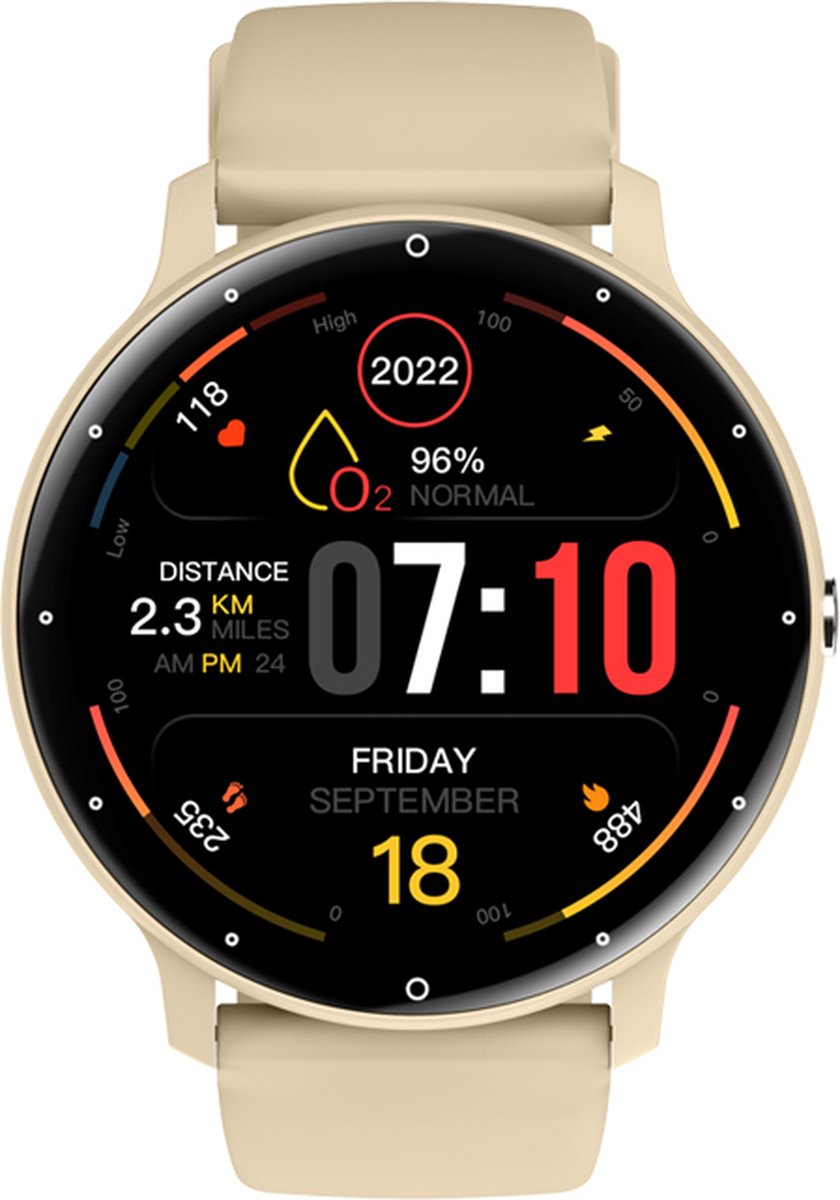 Kiraal Fit 10 Smartwatch Crème