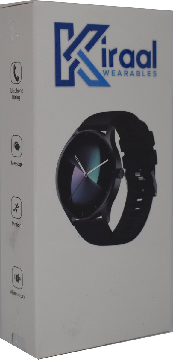 Kiraal Fit 10 Smartwatch Zwart