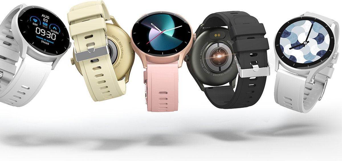 Kiraal Fit 10 Smartwatch Zwart