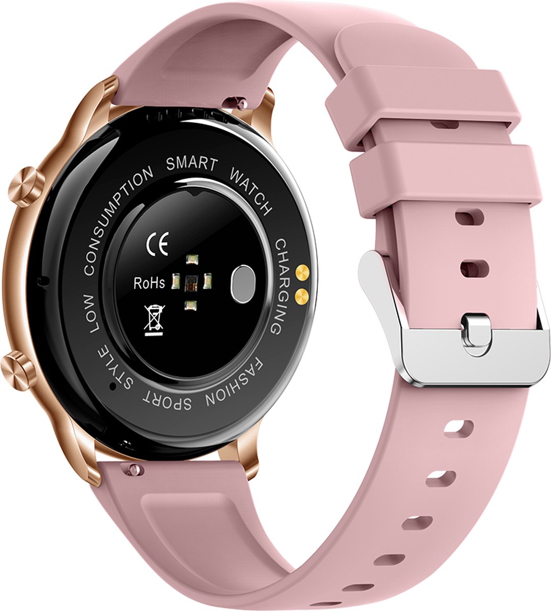 Kiraal Fit 4 Smartwatch Dames Roze