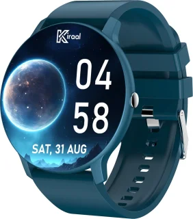 Kiraal Fit 5 Blauw Smartwatch voor dames en heren