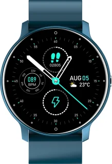 Kiraal Fit 5 Blauw Smartwatch voor dames en heren
