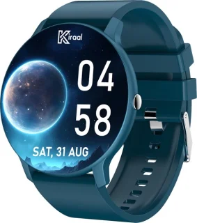 Kiraal Fit 5 Blauw Smartwatch voor dames en heren