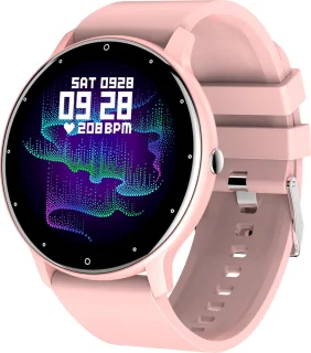 Kiraal Fit 5 Smartwatch Dames Roze