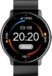 Kiraal Fit 5 Smartwatch Zwart