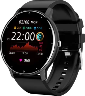 Kiraal Fit 5 Smartwatch Zwart