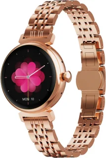 Kiraal Glimmer Dames Smartwatch Goud