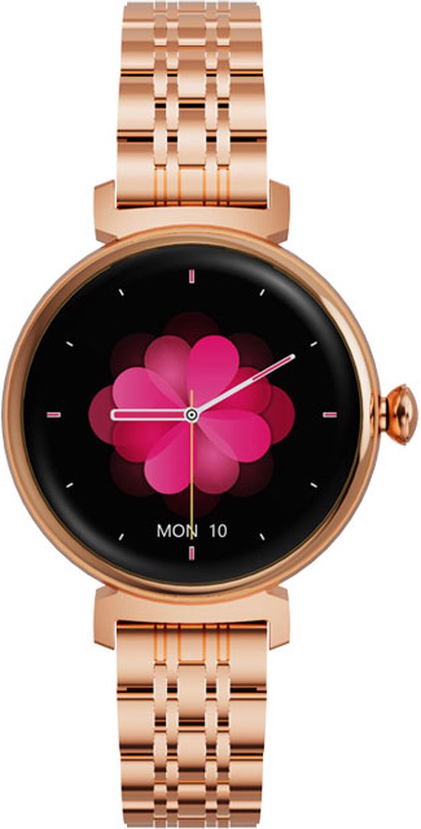 Wat vinden we goed aan de Kiraal Glimmer Dames Smartwatch Goud