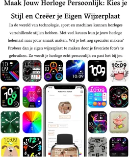 Kiraal Glow Smartwatch Leger Groen