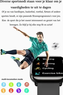 Kiraal Glow Smartwatch Leger Groen