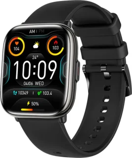 Kiraal Glow Smartwatch Zwart voor Android & iOS