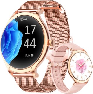 Kiraal Graceful Smartwatch Dames Roze