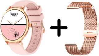 Kiraal Graceful Smartwatch Dames Roze