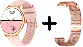 Kiraal Graceful Smartwatch Dames Roze