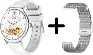 Kiraal Graceful Smartwatch Dames Zilver