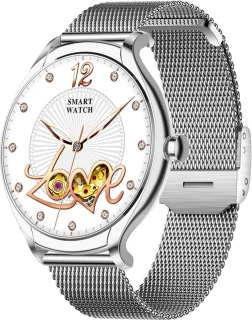 Kiraal Graceful Smartwatch Dames Zilver