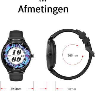 Kiraal Graceful Smartwatch Zwart