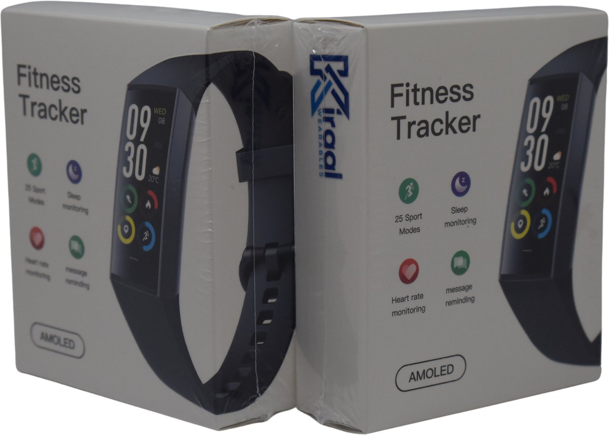 Kiraal Horizon Smartwatch Blauw Heren Dames