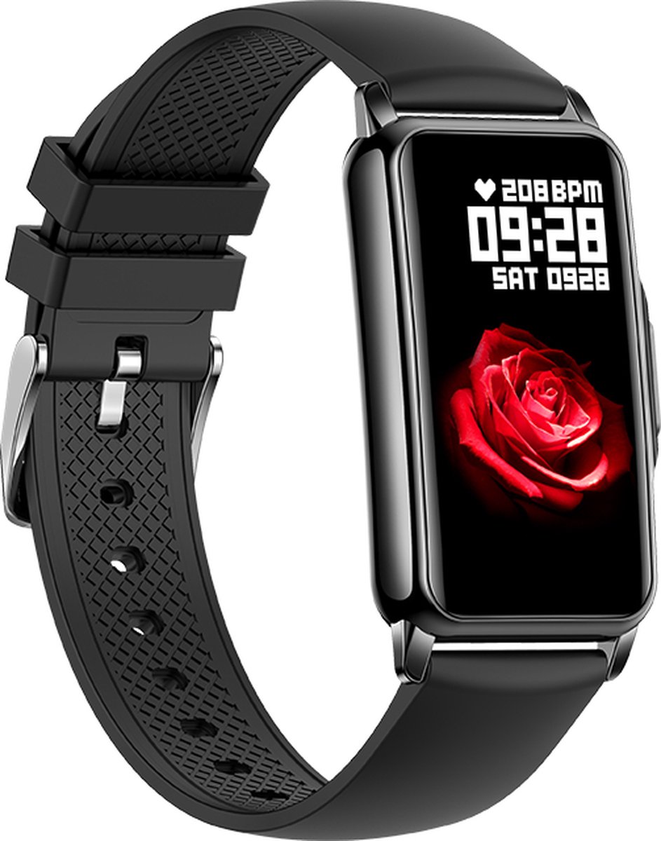 Kiraal Livery Activity Tracker Zwart Siliconen