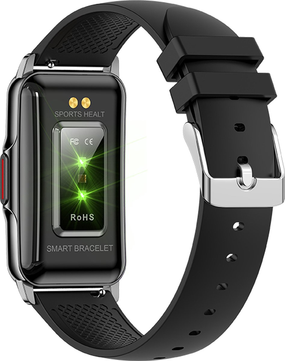 Kiraal Livery Activity Tracker Zwart Siliconen