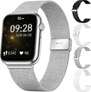 Kiraal Montala Smartwatch - Zilver
