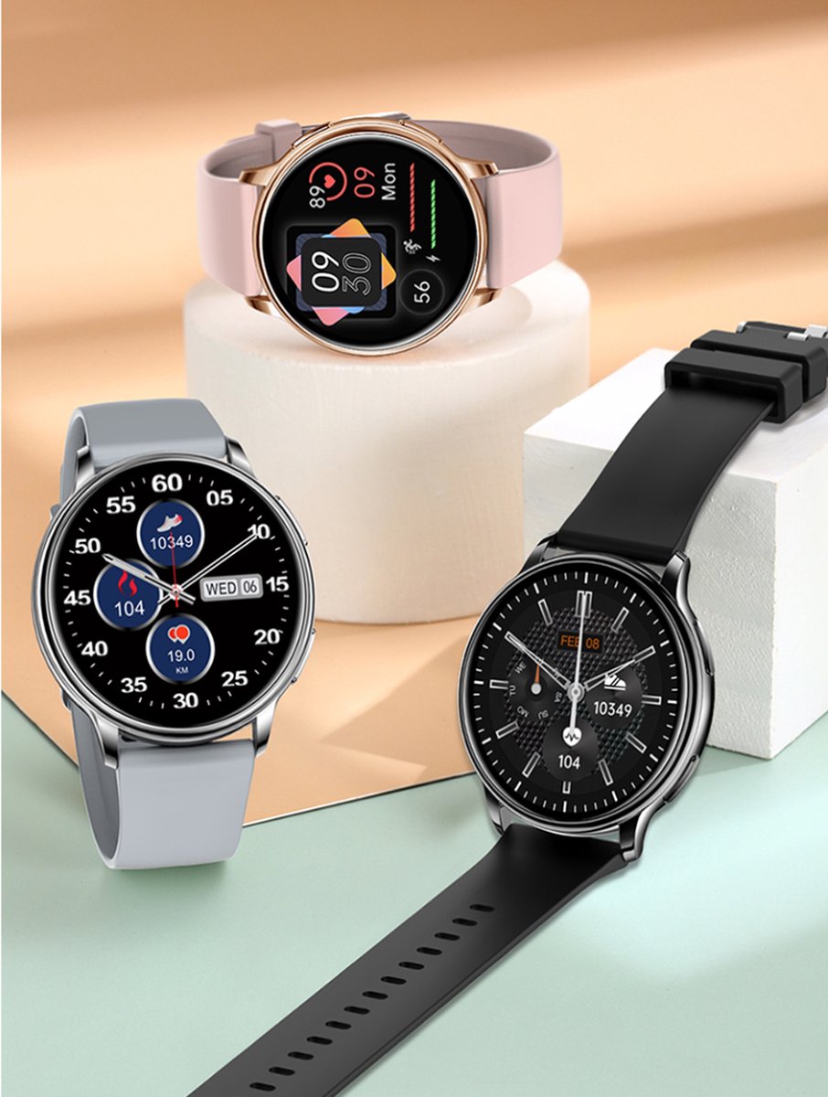 Kiraal Pulse Smartwatch Grijs