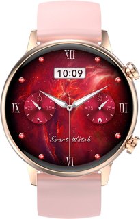 Kiraal Sparkle Smartwatch Dames Roze