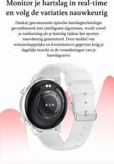 Kiraal Sparkle Smartwatch Dames Roze