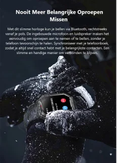 Kiraal Survive Smartwatch Heren Zwart Camouflage