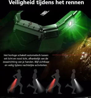 Kiraal Survive Smartwatch Heren Zwart Camouflage