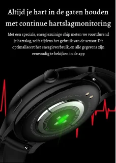 Kiraal Twist Smartwatch Roze - Unisex - Android & iOS