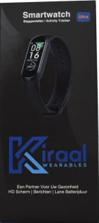 Kiraal Ultra Smartwatch Horloge Kobalt Blauw