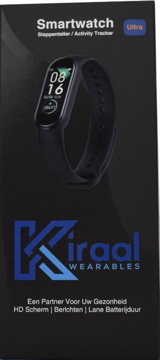 Kiraal Ultra Smartwatch Rood