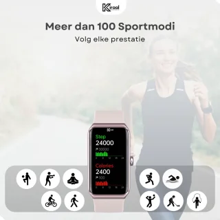 Kiraal Venture Active AMOLED Smartwatch Rose