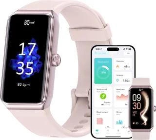 Kiraal Venture Active AMOLED Smartwatch Rose