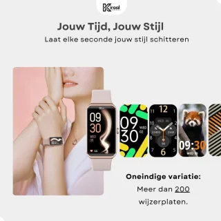Kiraal Venture Active AMOLED Smartwatch Rose